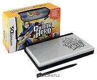 Комплект: Игровая консоль Nintendo DS Lite (белая) + игра Guitar Hero: On Tour